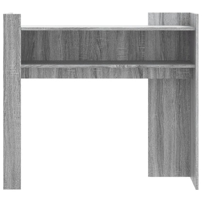 vidaXL Console Table Grey Sonoma 100x35x90 cm Engineered Wood 4