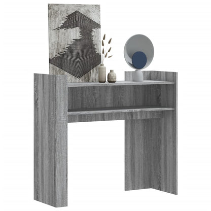 vidaXL Console Table Grey Sonoma 100x35x90 cm Engineered Wood 1