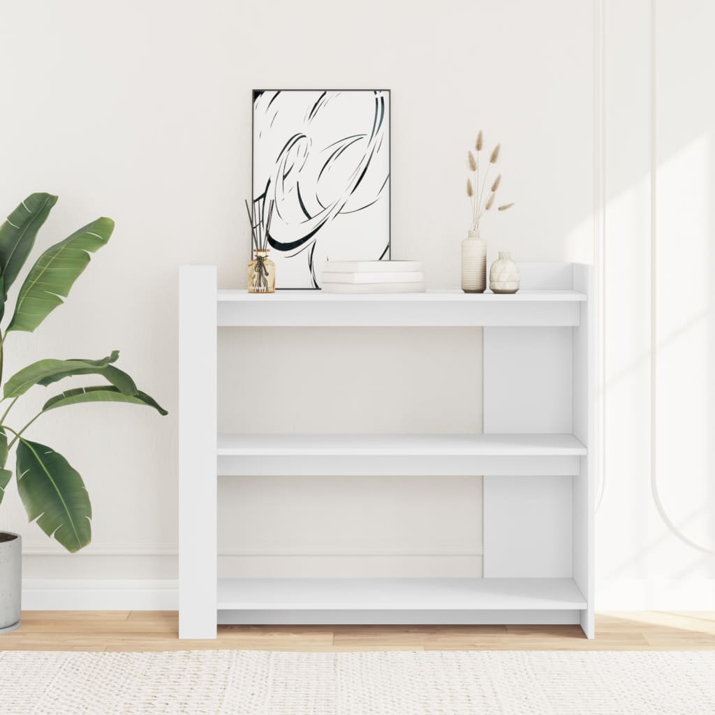 vidaXL Console Table White 100x35x90 cm Engineered Wood 3