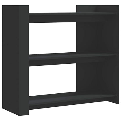 vidaXL Console Table Black 100x35x90 cm Engineered Wood 2