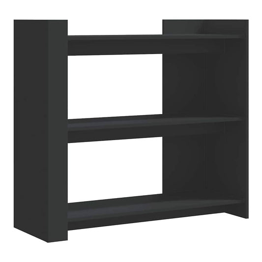 Console Table 100x35x90 cm Engineered Wood Black