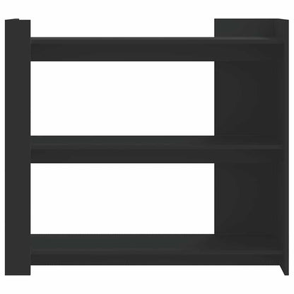 vidaXL Console Table Black 100x35x90 cm Engineered Wood 4