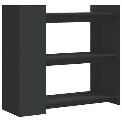 vidaXL Console Table Black 100x35x90 cm Engineered Wood 6