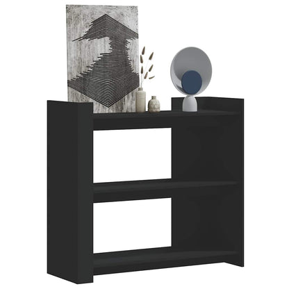 vidaXL Console Table Black 100x35x90 cm Engineered Wood 1