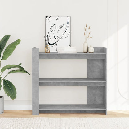 vidaXL Console Table Concrete Grey 100x35x90 cm Engineered Wood 3