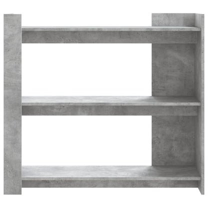 vidaXL Console Table Concrete Grey 100x35x90 cm Engineered Wood 4