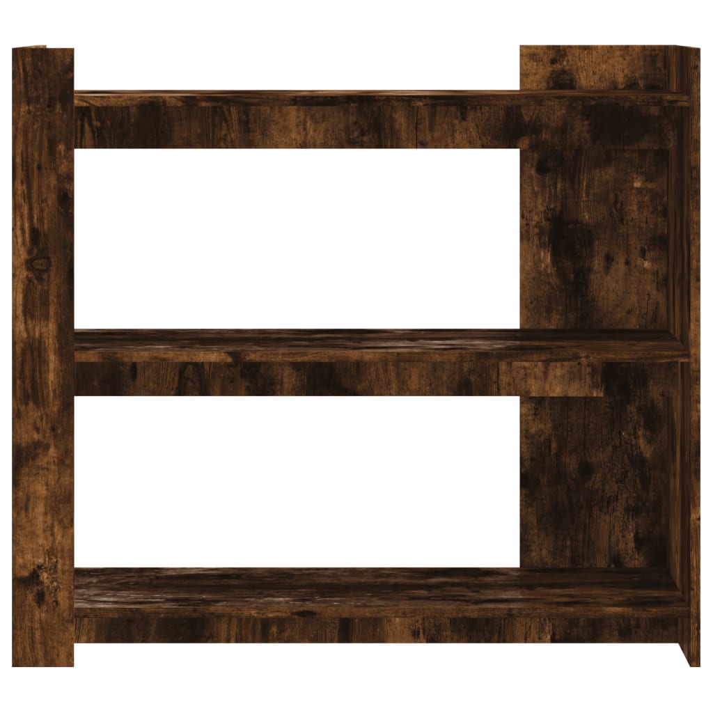 vidaXL Console Table Smoked Oak 100x35x90 cm Engineered Wood 4