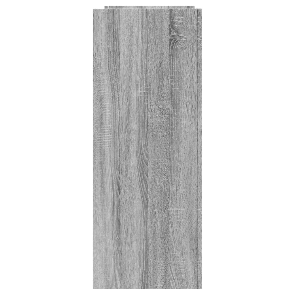 vidaXL Console Table Grey Sonoma 100x35x90 cm Engineered Wood 5