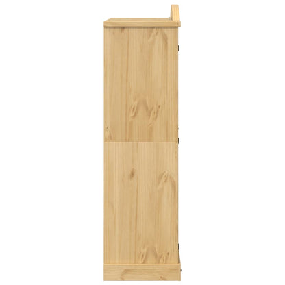 vidaXL Wardrobe Corona 102x52x186 cm Solid Wood Pine 5