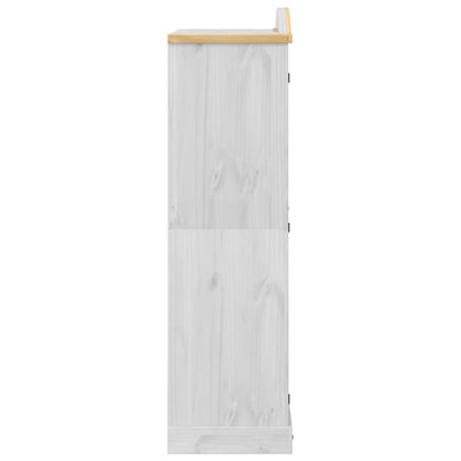vidaXL Wardrobe Corona White 102x52x186 cm Solid Wood Pine 5