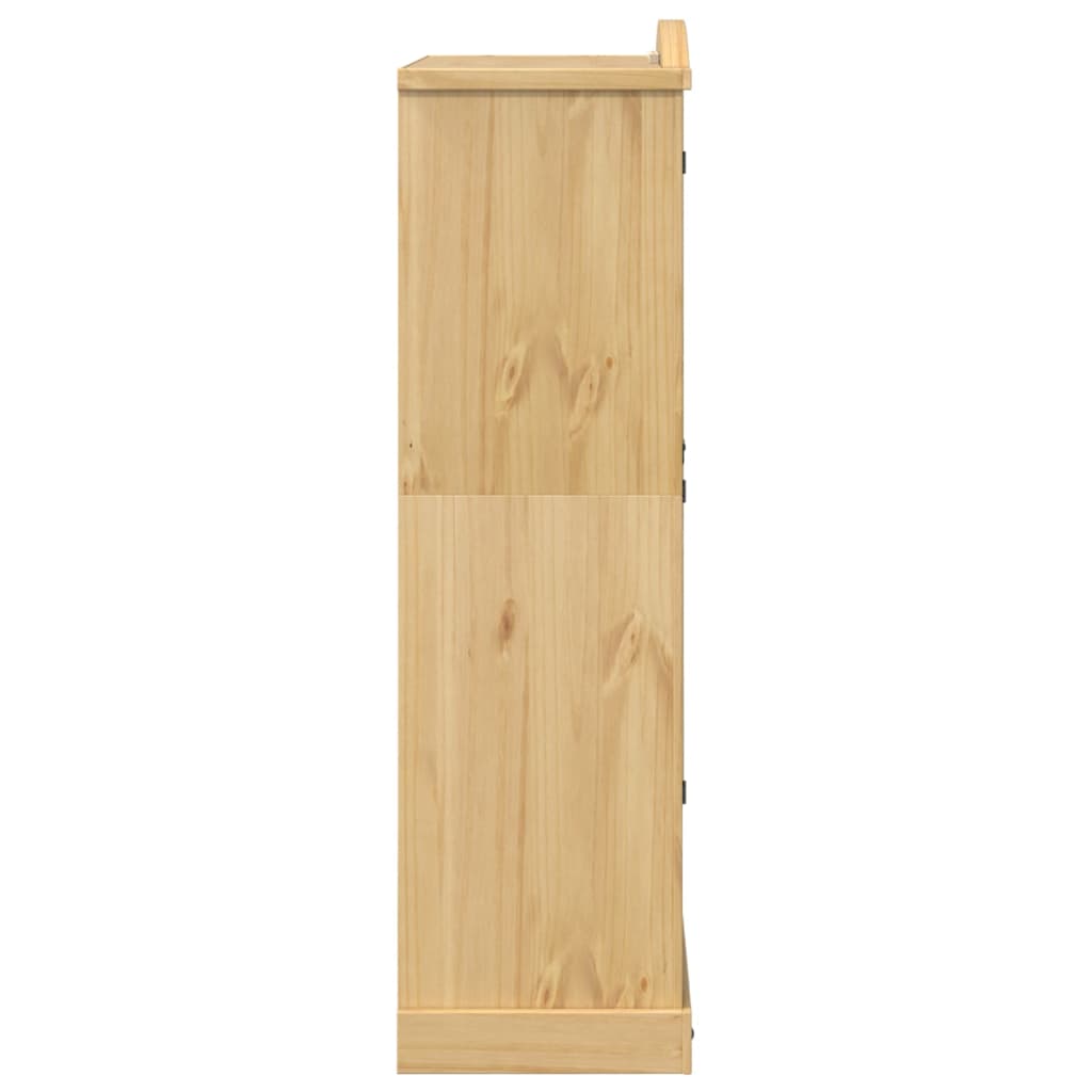 vidaXL Wardrobe Corona 102x52x186 cm Solid Wood Pine 5