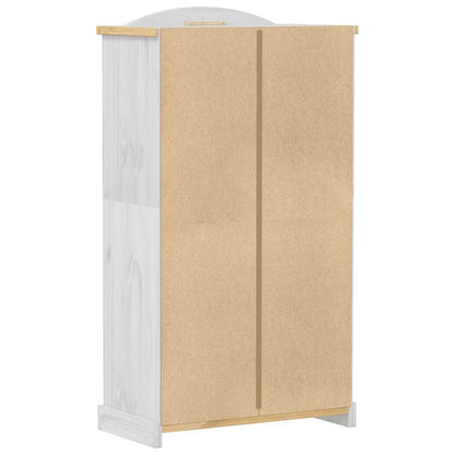 vidaXL Wardrobe Corona White 102x52x186 cm Solid Wood Pine 6