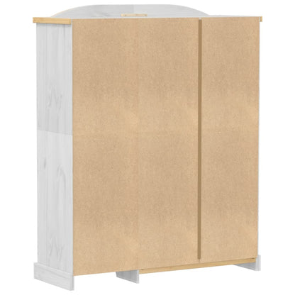 vidaXL Wardrobe Corona White 151.5x52x186 cm Solid Wood Pine 6