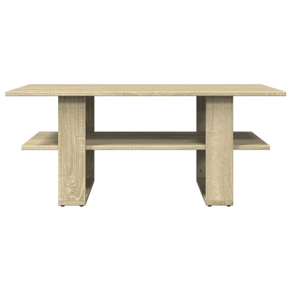 vidaXL Coffee Table Sonoma Oak 102x55x42 cm Engineered Wood 3