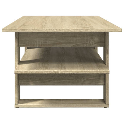 vidaXL Coffee Table Sonoma Oak 102x55x42 cm Engineered Wood 4
