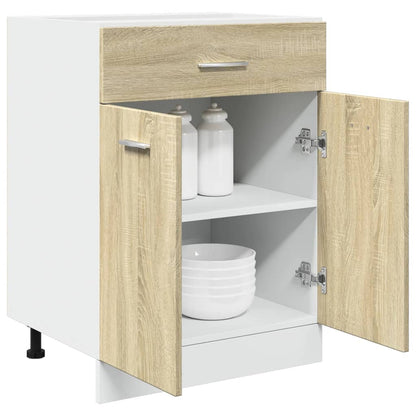 vidaXL Drawer Bottom Cabinet Lyon Sonoma Oak 60x46x81.5 cm Engineered Wood 4