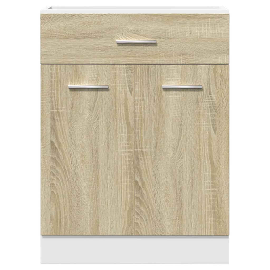 vidaXL Drawer Bottom Cabinet Lyon Sonoma Oak 60x46x81.5 cm Engineered Wood 5