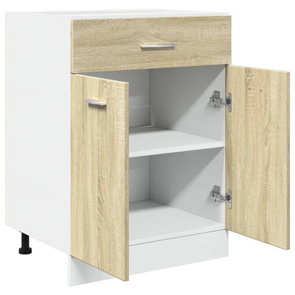 vidaXL Drawer Bottom Cabinet Lyon Sonoma Oak 60x46x81.5 cm Engineered Wood 6