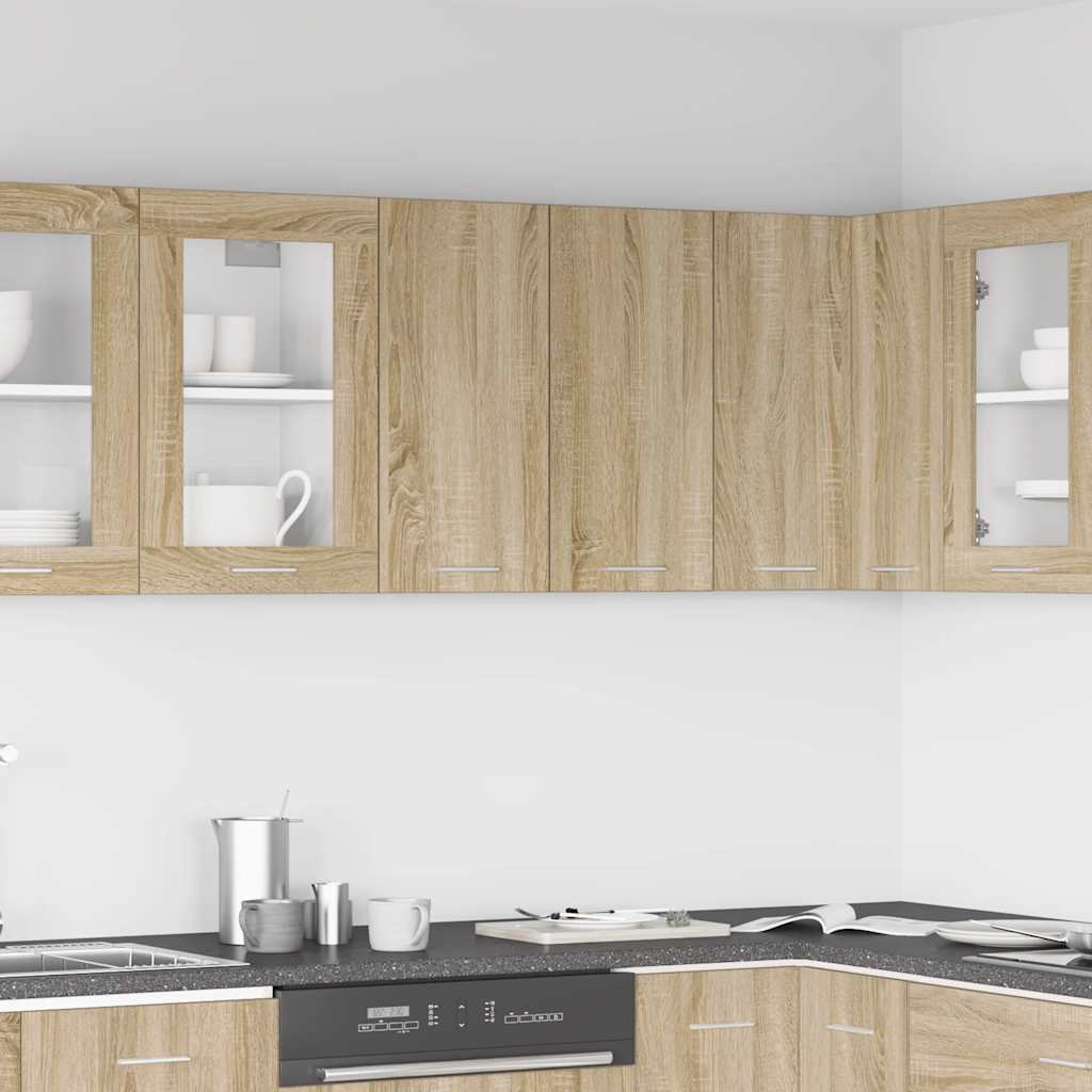 vidaXL Hanging Cabinet Lyon Sonoma Oak 60x31x60 cm Engineered Wood 1