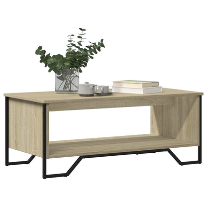vidaXL Coffee Table Sonoma Oak 100x51x40 cm Engineered Wood 4