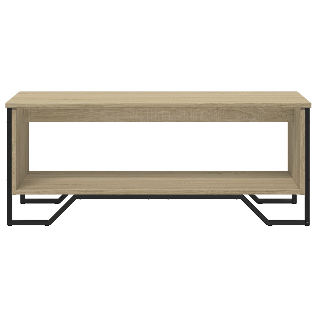 vidaXL Coffee Table Sonoma Oak 100x51x40 cm Engineered Wood 5