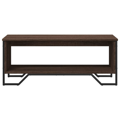 vidaXL Coffee Table Brown Oak 100x51x40 cm Engineered Wood 5