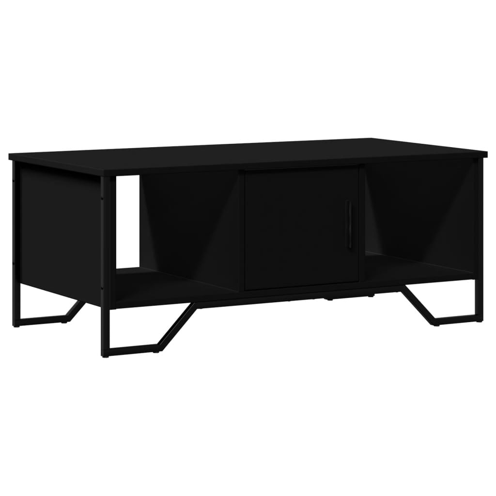 vidaXL Coffee Table Black 100x51x40 cm Engineered Wood 2