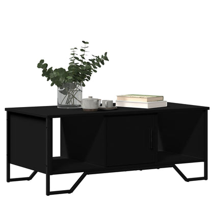 vidaXL Coffee Table Black 100x51x40 cm Engineered Wood 4