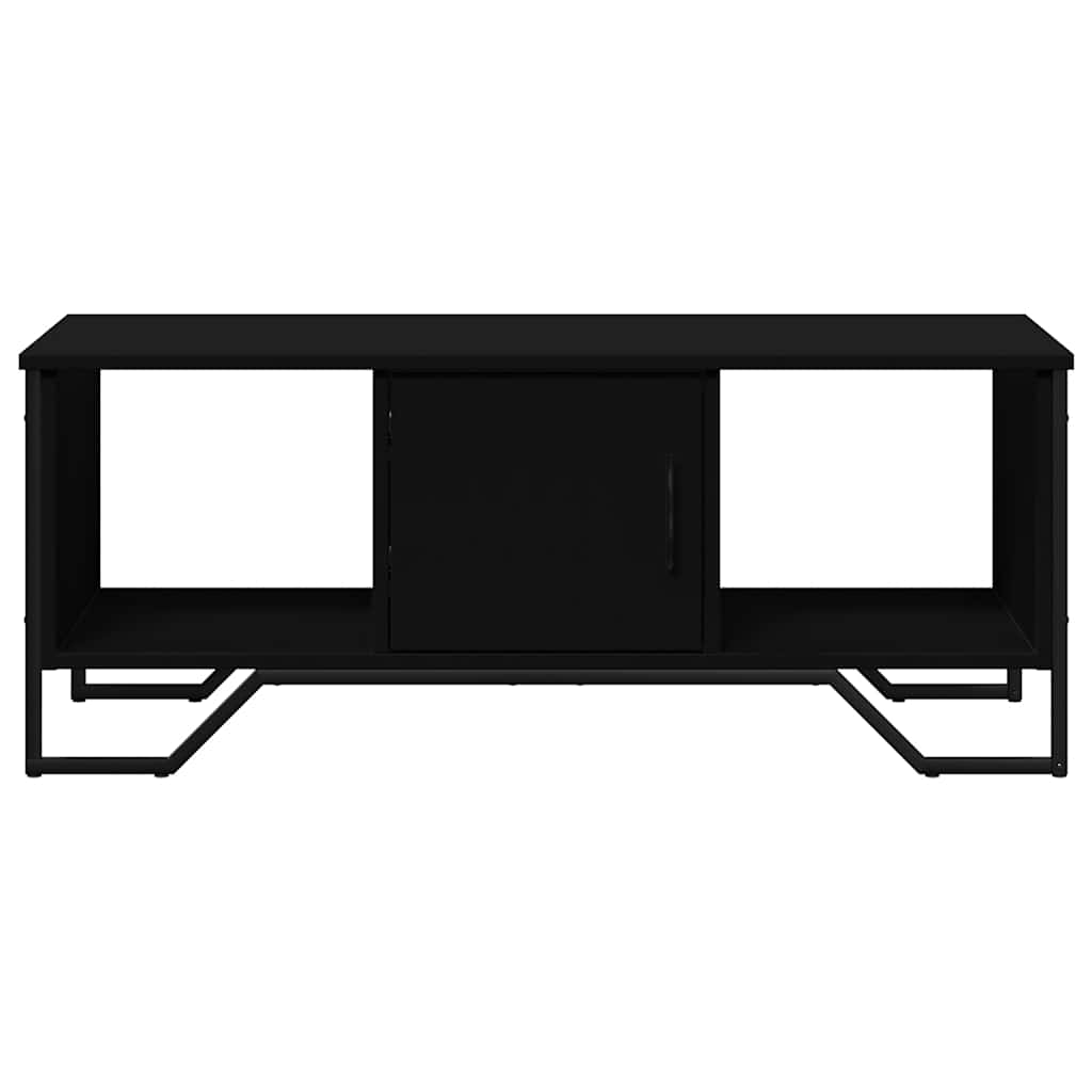 vidaXL Coffee Table Black 100x51x40 cm Engineered Wood 5