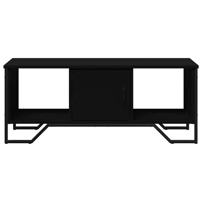 vidaXL Coffee Table Black 100x51x40 cm Engineered Wood 5