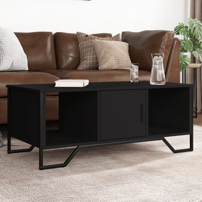vidaXL Coffee Table Black 100x51x40 cm Engineered Wood 1