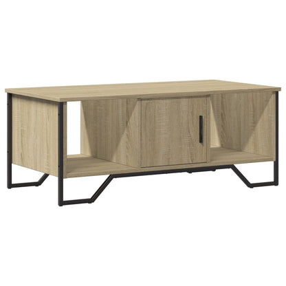 vidaXL Coffee Table Sonoma Oak 100x51x40 cm Engineered Wood 2