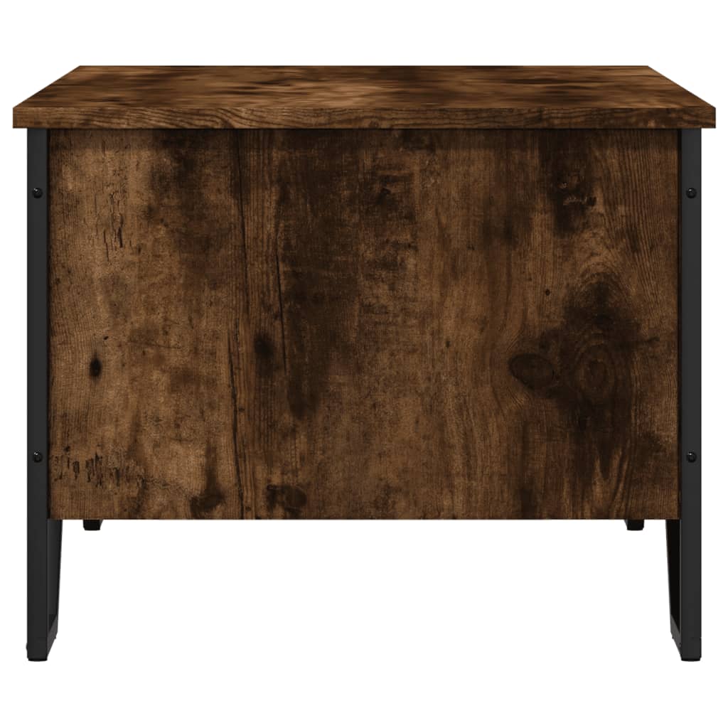 vidaXL Coffee Table Smoked Oak 100x51x40 cm Engineered Wood 6