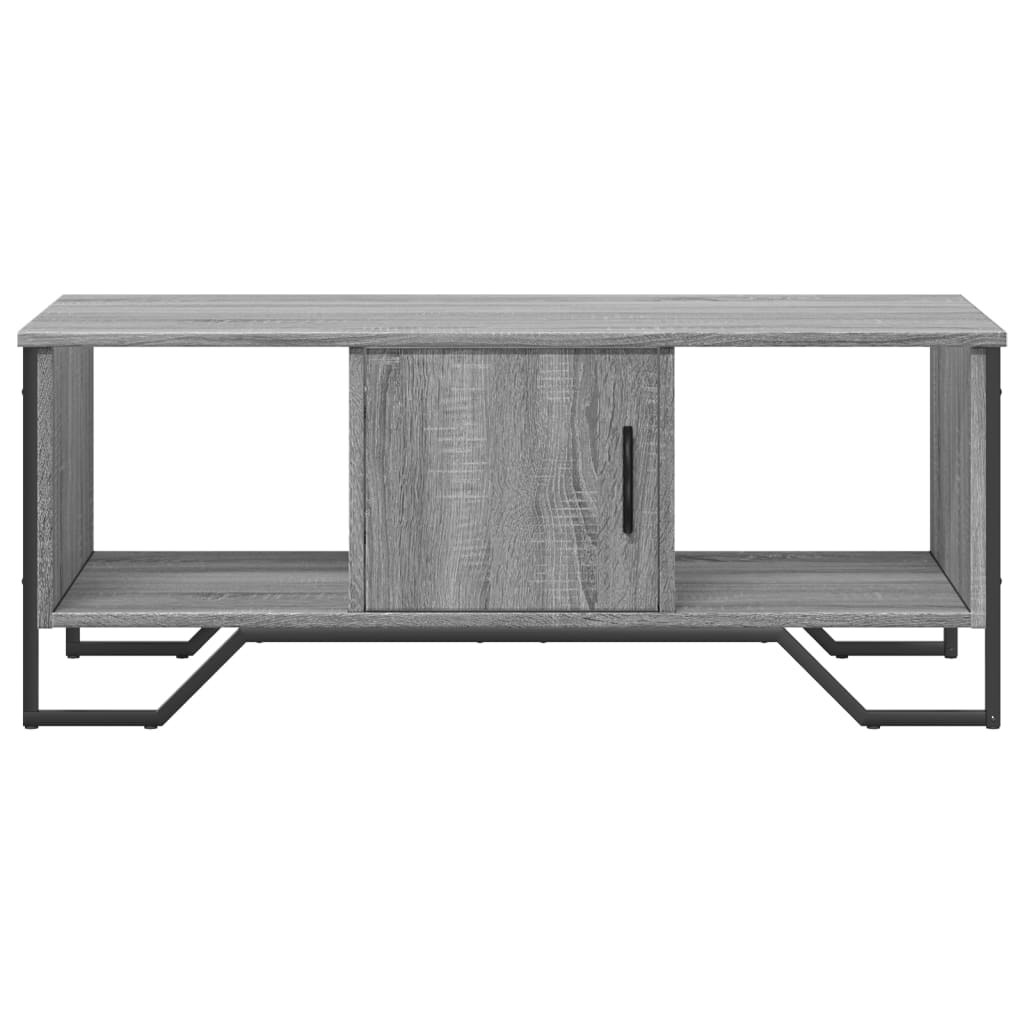 vidaXL Coffee Table Grey Sonoma 100x51x40 cm Engineered Wood 5