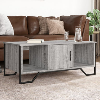vidaXL Coffee Table Grey Sonoma 100x51x40 cm Engineered Wood 1