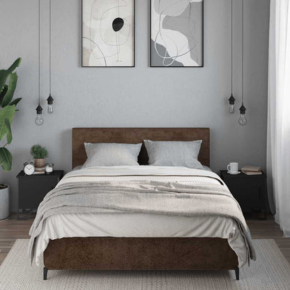 vidaXL Bedside Cabinets 2 pcs Black 40x30x40 cm Engineered Wood 3