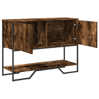 vidaXL Console Table Smoked Oak 100x35x74.5 cm Engineered Wood 5