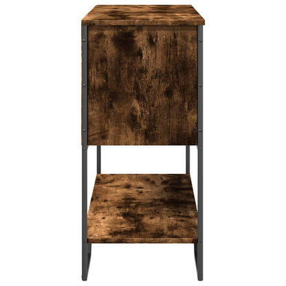 vidaXL Console Table Smoked Oak 100x35x74.5 cm Engineered Wood 6
