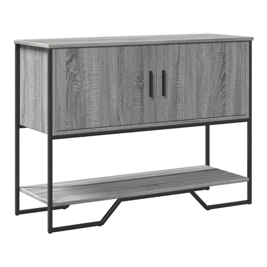 Console Table 100x35x74,5 cm Engineered Wood Grey sonoma