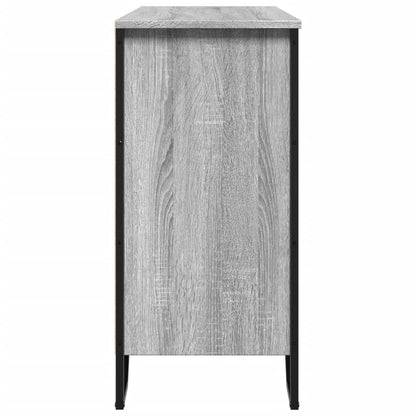 vidaXL Sideboard Grey Sonoma 101x35.5x74.5 cm Engineered Wood 5