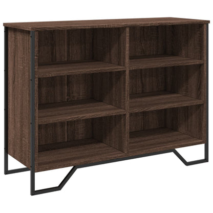 vidaXL Sideboard Brown Oak 101x35.5x74.5 cm Engineered Wood 2