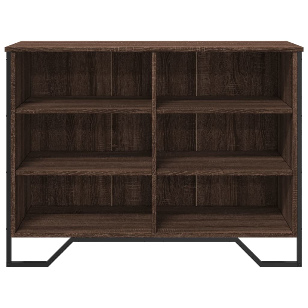 vidaXL Sideboard Brown Oak 101x35.5x74.5 cm Engineered Wood 4
