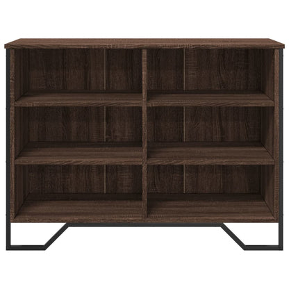 vidaXL Sideboard Brown Oak 101x35.5x74.5 cm Engineered Wood 4