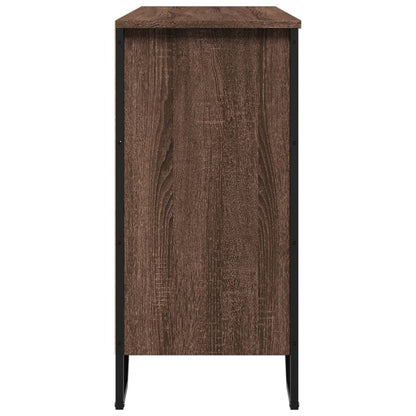 vidaXL Sideboard Brown Oak 101x35.5x74.5 cm Engineered Wood 5