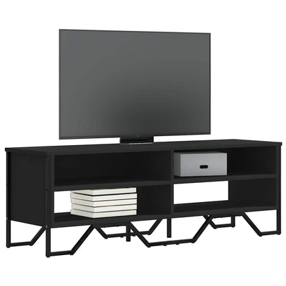 vidaXL TV Cabinet Black 122x34x41 cm Engineered Wood 1