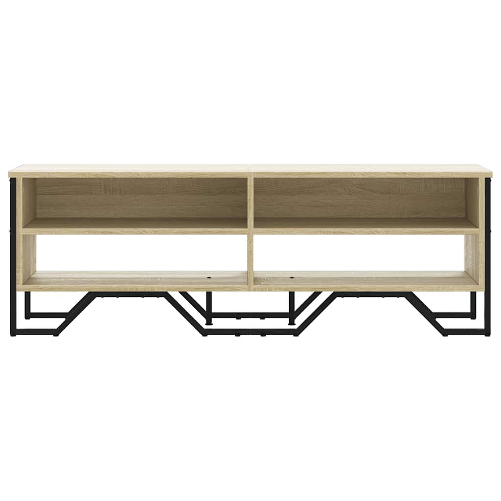 vidaXL TV Cabinet Sonoma Oak 122x34x41 cm Engineered Wood 4