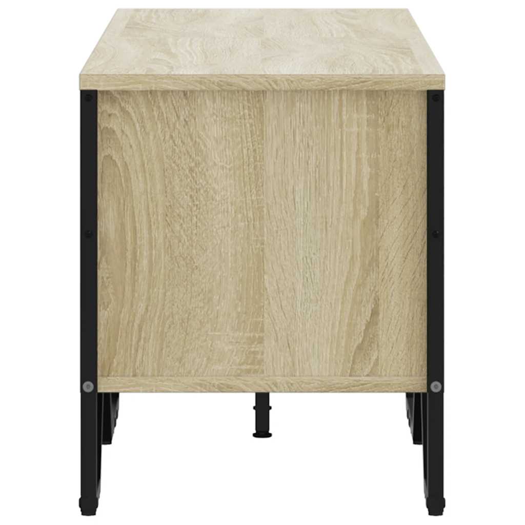 vidaXL TV Cabinet Sonoma Oak 122x34x41 cm Engineered Wood 5