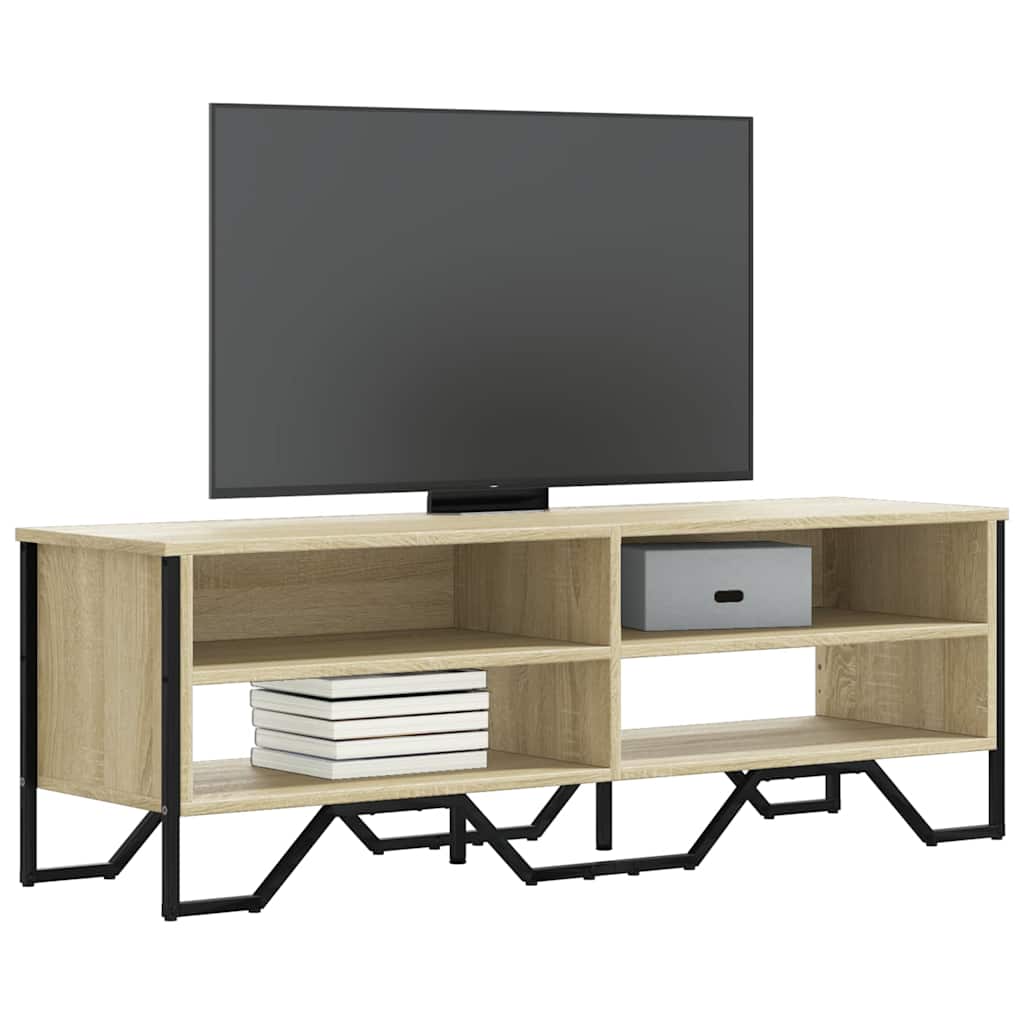 vidaXL TV Cabinet Sonoma Oak 122x34x41 cm Engineered Wood 1