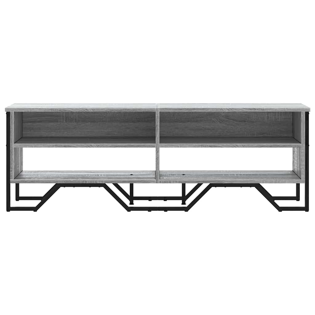 vidaXL TV Cabinet Grey Sonoma 122x34x41 cm Engineered Wood 4
