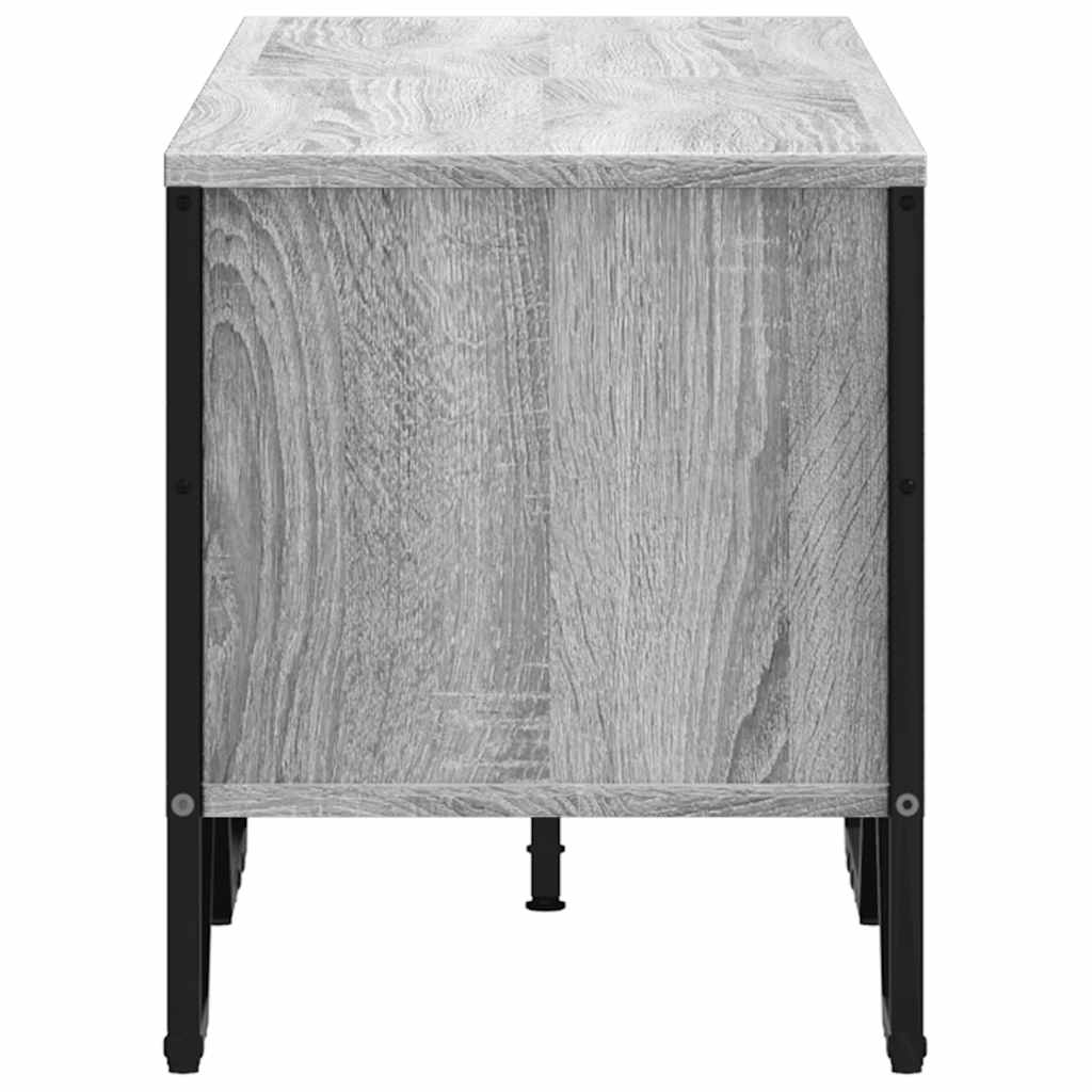 vidaXL TV Cabinet Grey Sonoma 122x34x41 cm Engineered Wood 5